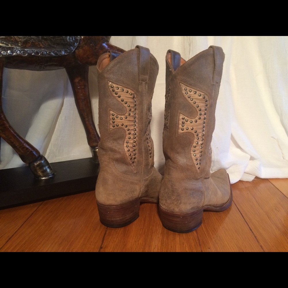 ☘️Women's FRYE Cowboy Boots 8B